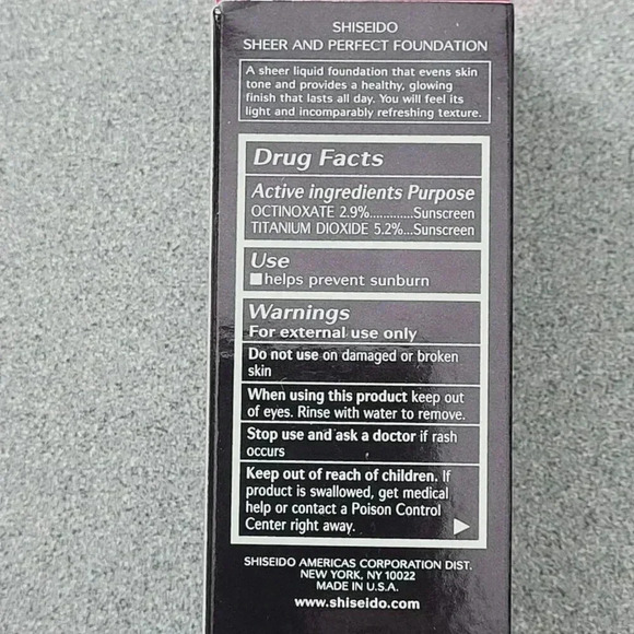 Lot of 2 Shiseido Sheer & Perfect Foundation D20 Board Spectrum SPF18 30ml 1FL - Picture 4 of 6